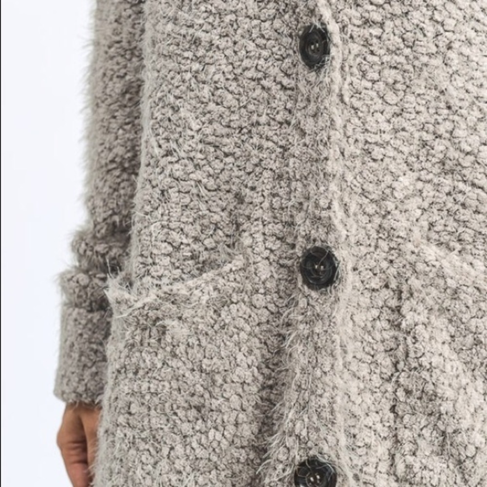 Bottom-Down Double Pocket Long Cardigan - Picture 7 of 7